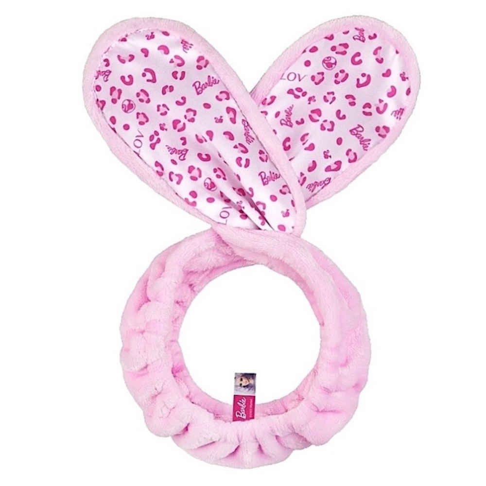 GLOV Barbie Limited Edition Bunny Ears 2-in-1 Headband in Pink Panther
